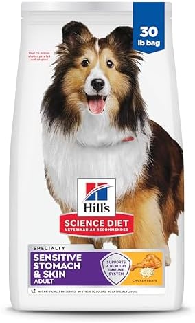 Hill's Science Diet Adult Sensitive Stomach & Skin Dry Dog Food, Chicken, 30 lb. Bag