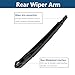 Rear Windshield Wiper Arm Blade Set for Nissan Rogue 2014-2023/Nissan Pathfinder 2013-2019/Nissan Rogue Sport 2017-2022 Back Window Wiper Arm Blade Replacement 28780-3JA0A