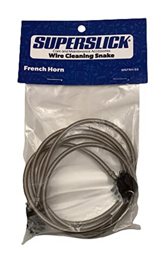 Superslick French Horn Wire Cleaning Snake - 19, 48cm (WSFRH-SS)