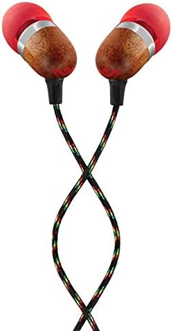 House of Marley Smile Jamaica Wired Noise Isolating Headphones with Microphone (Fire)