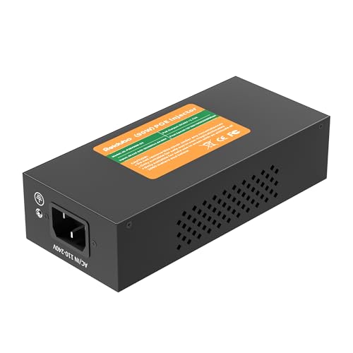 Adaptateur injecteur PoE 2,5 Go pour connecter des caméras et bornes Wi-Fi sans prise