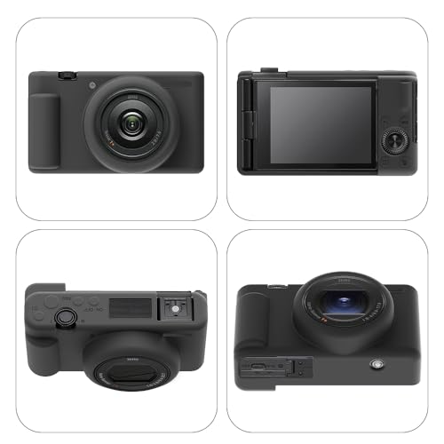 Funda de silicona para cámara Sony ZV-1 II negra miniatura 4