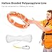 Chewtoyo Braided Bracket with 49Ft Hook Rope & Buoy Life Ring Ring Outdoor Rope Climbing Life Rope & Bracket Saving