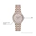 Citizen Women's Eco-Drive Dress Classic Crystal Watch in Rose-tone Stainless Steel, Silver Dial (Model: EW2348-56A)