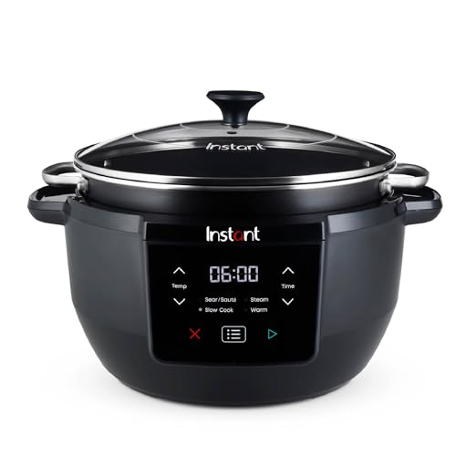 Instant Olla de Cocción Lenta Superior Gran Capacidad, Programable, Tapa De Cristal, 7.1L Instant Olla de Cocción Lenta Superior Gran Capacidad, Programable, Tapa De Cristal, 7.1L