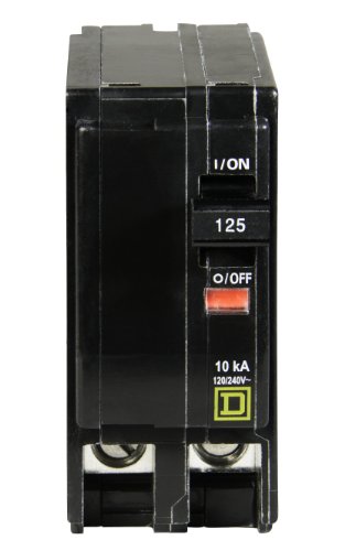 Square D By Schneider Electric Square D - Qo2125Cp Qo Circuit Breaker, 125-Amp, 120/240V, 2-Pole, Plug-In Mount #TOP1
