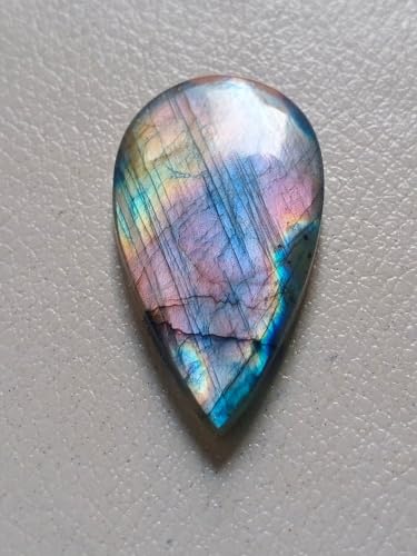 Cabochon en labradorite véritable pour création de bijoux ésotériques