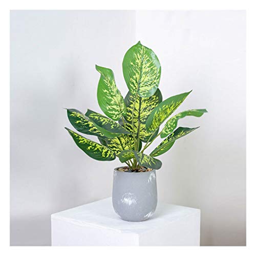 BZBZB Simulación de Planta en Maceta, Planta Verde Artificial, bonsái pequeño para el hogar, pequeña Flor Falsa de plástico, Planta en Maceta, árbol Artific