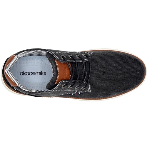 Image of AKADEMIKS Mens Dayton Oxford, Comfortable Footwear for Formal and Casual Wear