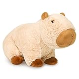 Riuhot Cute Capybara Plush Pillows Kawaii Soft Capybara Stuffed Animals Capybara Plushie Birthday for Kids(9in)