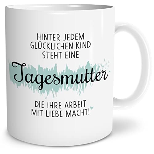 OWLBOOK® Geschenk für Tagesmutter zum Abschied Tasse mit Spruch Tagesmutter