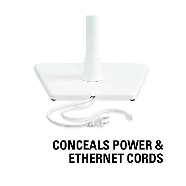 Sanus WSS22-W2 Wireless Speaker Stands designed for Sonos One, Play:1 and Play:3 - Pair (White) - Image 6