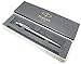 Parker Jotter Premium - Penna a sfera in acciaio INOX, colore grigio Oxford con motivo gessato, inchiostro gel nero, confezione regalo