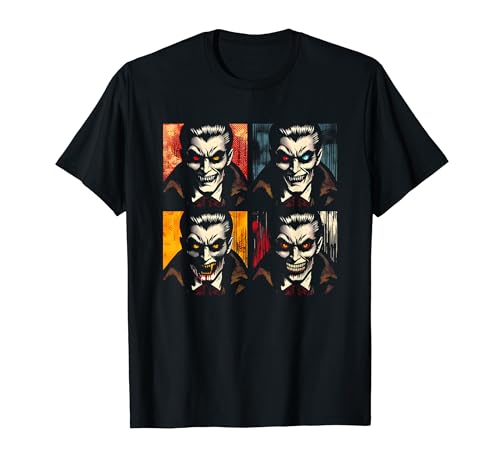 Vampire Pop Art - Costume di Halloween da Dracula raccapricciante Maglietta