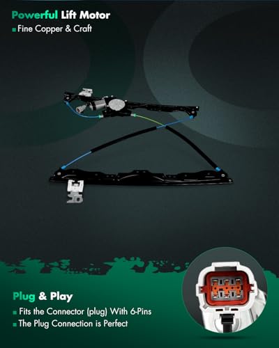 Image of SCITOO Power Window Regulator with Motor for Nissan for Armada