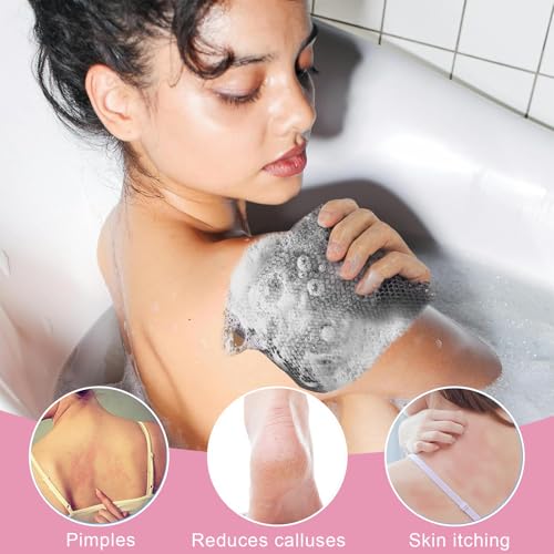 CATOR 3 Stück african net sponge, Afrikanischer Netz Schwamm Peeling Netz Afrikanisches Körper Wäscher Bad Lappen Waschlappen Dusche Körper Rücken Wäscher Haut Glatter für Heim Gebrauch
