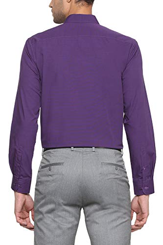 Image of Peter England Men's Solid Regular Fit Formal Shirt