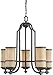 Sea Gull Lighting 31521EN3-845 Roslyn Chandelier, 5-Light LED 47.5 Total Watts, Flemish Bronze