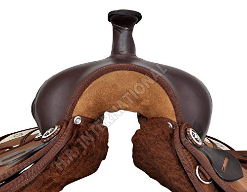 image for Cavalla HB. Enterprises Synthetic Western Adult Barrel Racing Horse Sa
