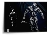 Jay Cutler Autographed Quad Stomp Poster 24x18 with Personalized Inscription | 4x Mr. Olympia Signed Bodybuilding Memorabilia