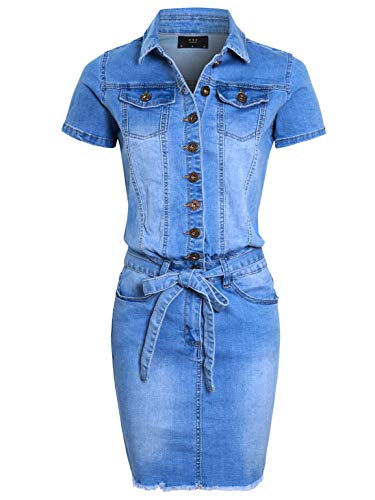 SS7 Womens Denim Dress