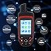 A6 Handheld GPS Navigator, Outdoor Tracker with USB Rechargeable 3500mAh Battery, IP65 Waterproof, 2.4 Inch LCD, 1000 Coordinate Storage