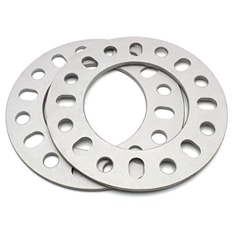 LU HWN 4X4 2 Pcs 8 Lug Universal Wheel Spacers 1/2 inch (12.7mm) Thick Fit with 8x6.5 (8x165.1mm) 8x170mm 8x180mm Bolt Patterns for Ford Chevy Gmc Dodge Ram Cover