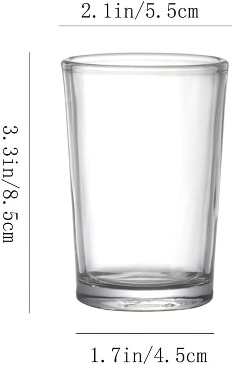 Clear Glass Drinking Cup