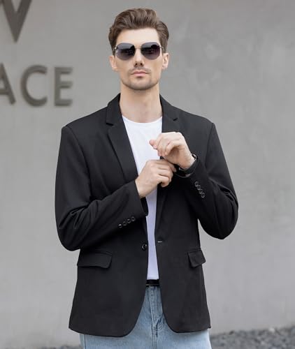 Beninos Men's Casual Blazer Suit Jackets Lightweight Sports Coats One Button3