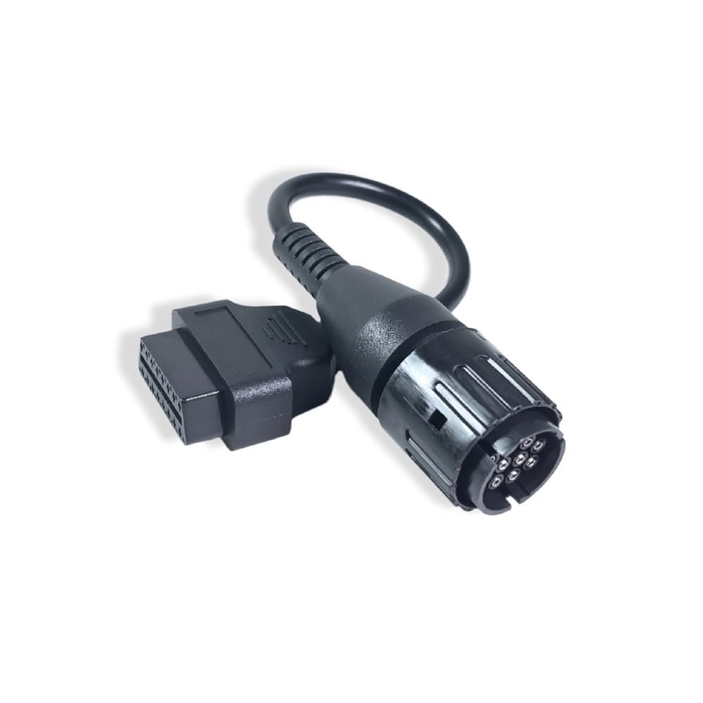 Pasuje do motocykli bm. Kabel 10-pinowy. 10-pinowy adapter OBD2 16-pinowy. Złącze diagnostyczne OBD2 bm.