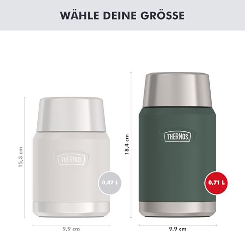 Thermos ICON Thermobehälter für Essen 0,71 l, 14 h heiß, forest mat – Ansicht 5
