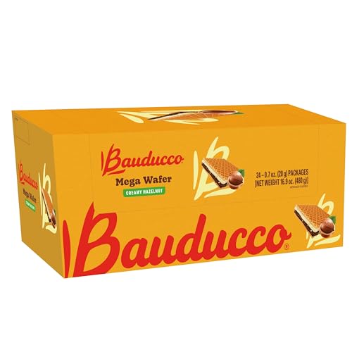 Bauducco Mega Wafer – Large Crispy Wafer Layers with Creamy Hazelnut, 24 Count - image 3