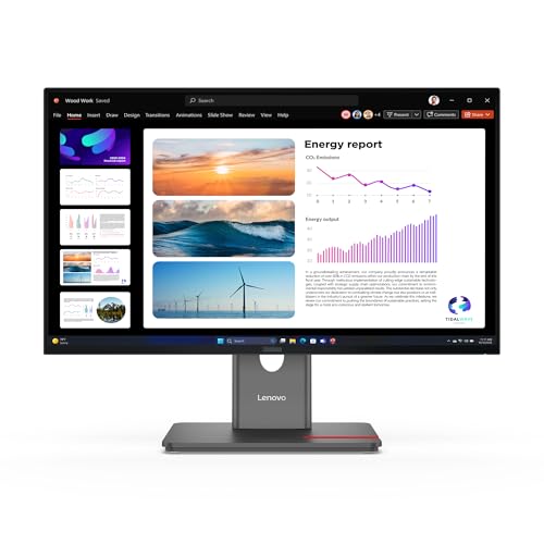 Lenovo ThinkVision P24Q 40 écran plat de PC 60 5 cm 23.8 2560 x 1440 pixels Quad HD LCD Neuf - vue 6