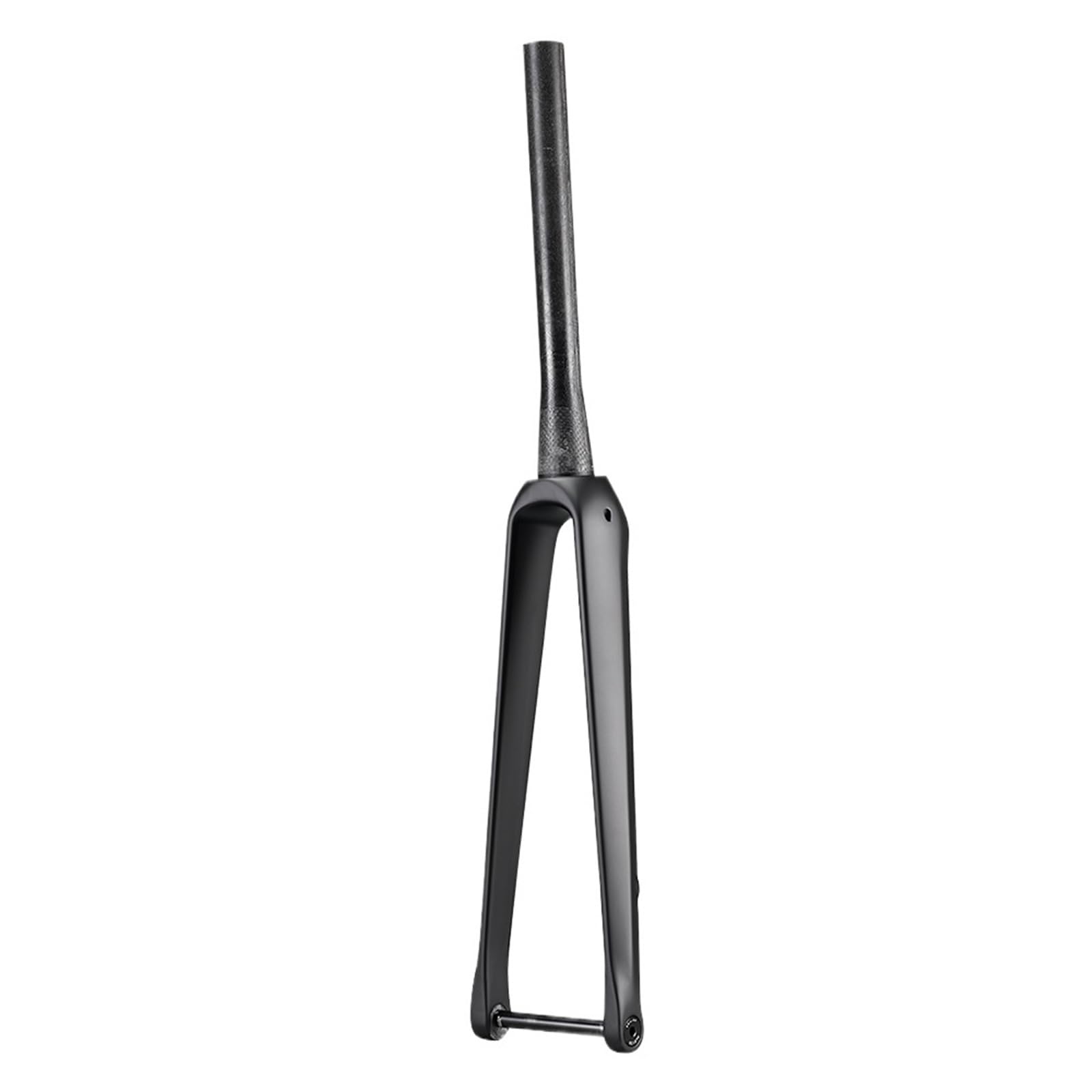 Generisch 700C Carbon Road Fahrrad Gabel Konischer Gabelschaft Steckachse 100x12mm UD Scheibenbremse 140/160mm Fahrrad Ersatzteile