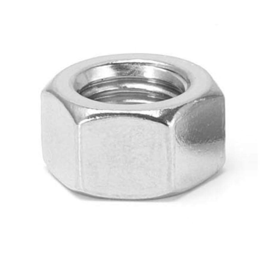 1/5/10pcs UNF 1/4-28 5/16-24 3/8-24 7/16 1/2 5/8 3/4 7/8 304 A2-70 Stainless Steel UK US Standard Fine Thread Hex Nut Hexagon Nut (Size : UNF 3/8-24 10pcs)
