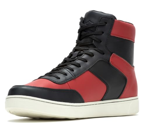 Harley-Davidson Men's Grady Ride 5.25" Red/Black Motorcycle Sneaker Boots D963052