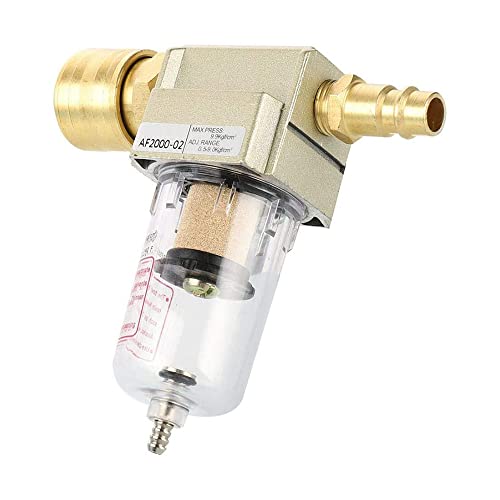 ADDLIVE Régulateur De Filtre à Air Comprimé, Régulateur d'Air Comprimé 1/4, Filtre à Air Comprimé, Régulateur d'Air 1/4, Régulateur De Pression d'Air