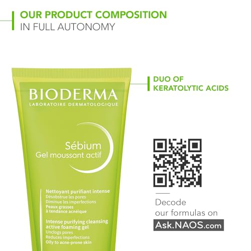 Bioderma sébium gel moussant actif 200ml