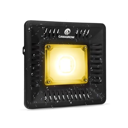 Image of CANAGROW Waterproof Plant Light, Outdoor Grow Light, Sunlike Full Spectrum LED Grow Lamp, Refugium Light for Saltwater Aquarium, Without Noise, Heating Lamps for Plants Seeding Veg Blooming Fruiting