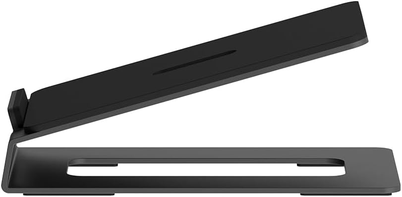 my wall Speaker Stand for Tabletops - HS33-1L, 2 Speaker Stands with Anti-Vibration Mat, 16° Tilt Angle, Load Capacity up to 10 kg, Speaker Stand for PC Boxes or Studio Monitors