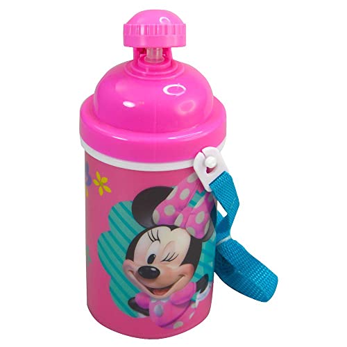 Minnie Mouse Lunch Bag Bundle ~ Minnie Mouse Lunch Box Set For Minnie Mouse School Supplies, Travel, And More With Water Bottle And Stickers (Minnie Mouse School Bag) #TOP3