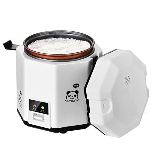 SilteD 1.2 L Mini Rice Cooker Portable Food Steamer With Ceramic Bowl And Advanced Fuzzy Logic 4 Multicooker Features, LED Display