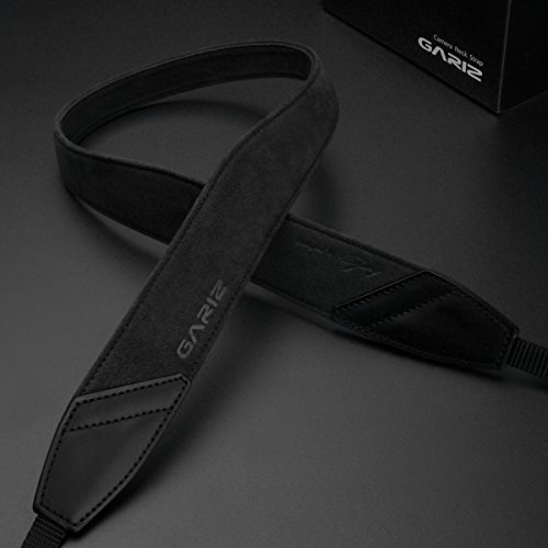 Gariz Special Alcantara Version At-Dslcg Neck Strap For Mirrorless Cameras, Black Charcoal Gray #TOP3