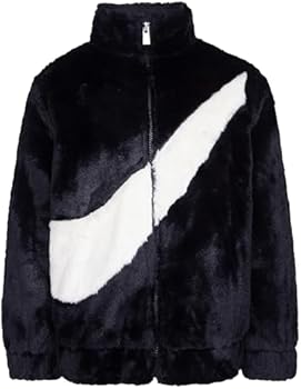 mens nike faux fur jacket