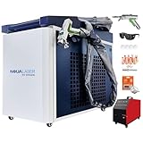 Laser Welder 2000w 4in1 Laser Welding Machine 220V, Laser Welding,Cutting,Rust Removal,Weld Seam Cleaning Handheld Laser Welder With Auto Wire Feeder OD7+ Glasses Tax-inclusive(Double Wobble)
