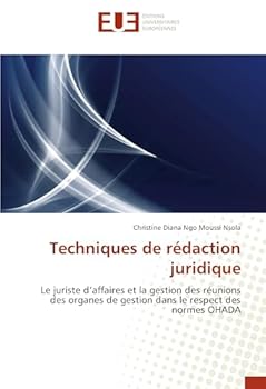 Paperback Techniques de Rédaction Juridique [French] Book