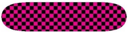 Skateboard Decks Checkered Black Pink Deck 8.0