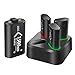Controller Akku für Xbox Series X S One, 4 * 1500mAh Controller Ladestation mit Batterien Pack Wiederaufladbaren Play and Charge Kit Zubehör für Xbox One/Xbox One X/Xbox One S/Xbox Series X S