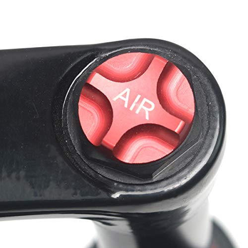 Bike Air Fat Fork- Snow Fat Mtb Fork Travel 100Mm Aluminum-Alloy Material Fit 4.0" Tire Mountain Bike #TOP4