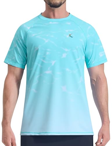 Maillot de bain homme rashguard KPSUN t-shirt de plage technique et élégant